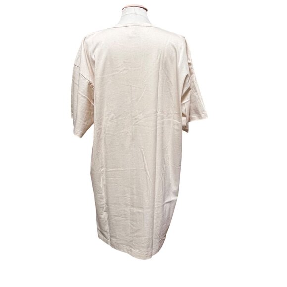 Outer‎ Banks T-Shirt Dress /Swim Coverup Pocket OSFM Cotton Multicolor Koi Fish - Picture 2 of 8